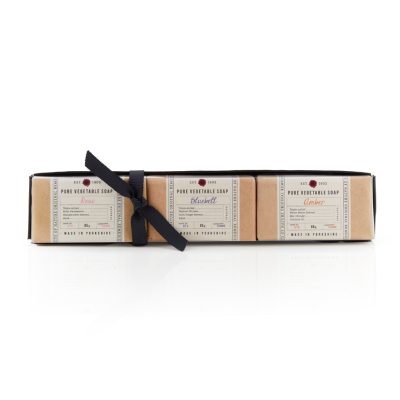 Rose, Bluebell & Amber Soap Gift Trio 3 x 85g (3oz)